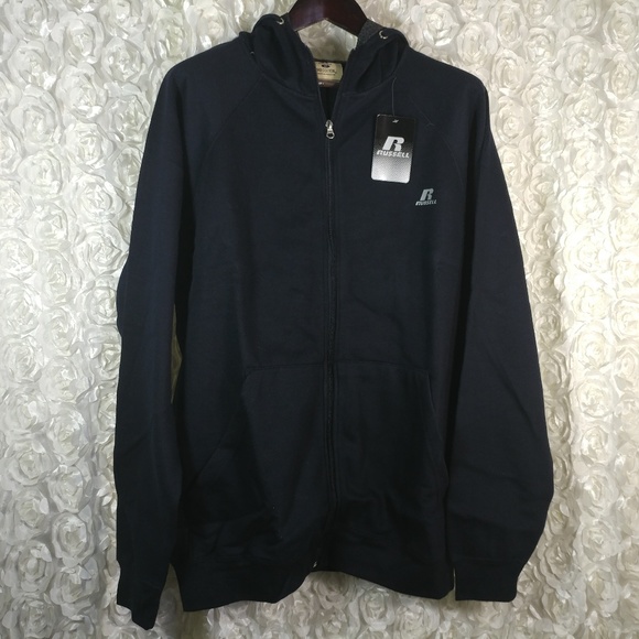 Black Mens nwt Russell Athletic Poly Fleece 1//4 Zip Pullover Big /& Tall
